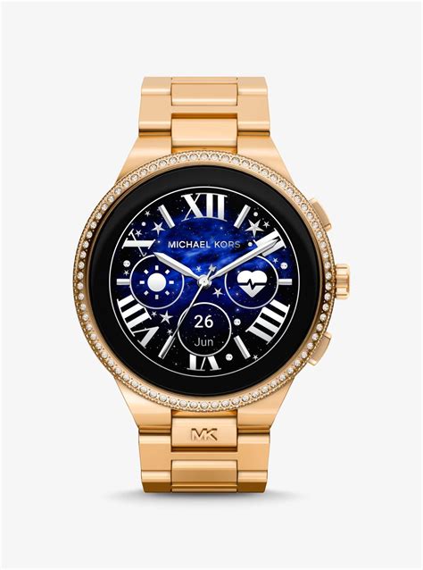 reloj michael kors camille|Michael Kors gold tone watch.